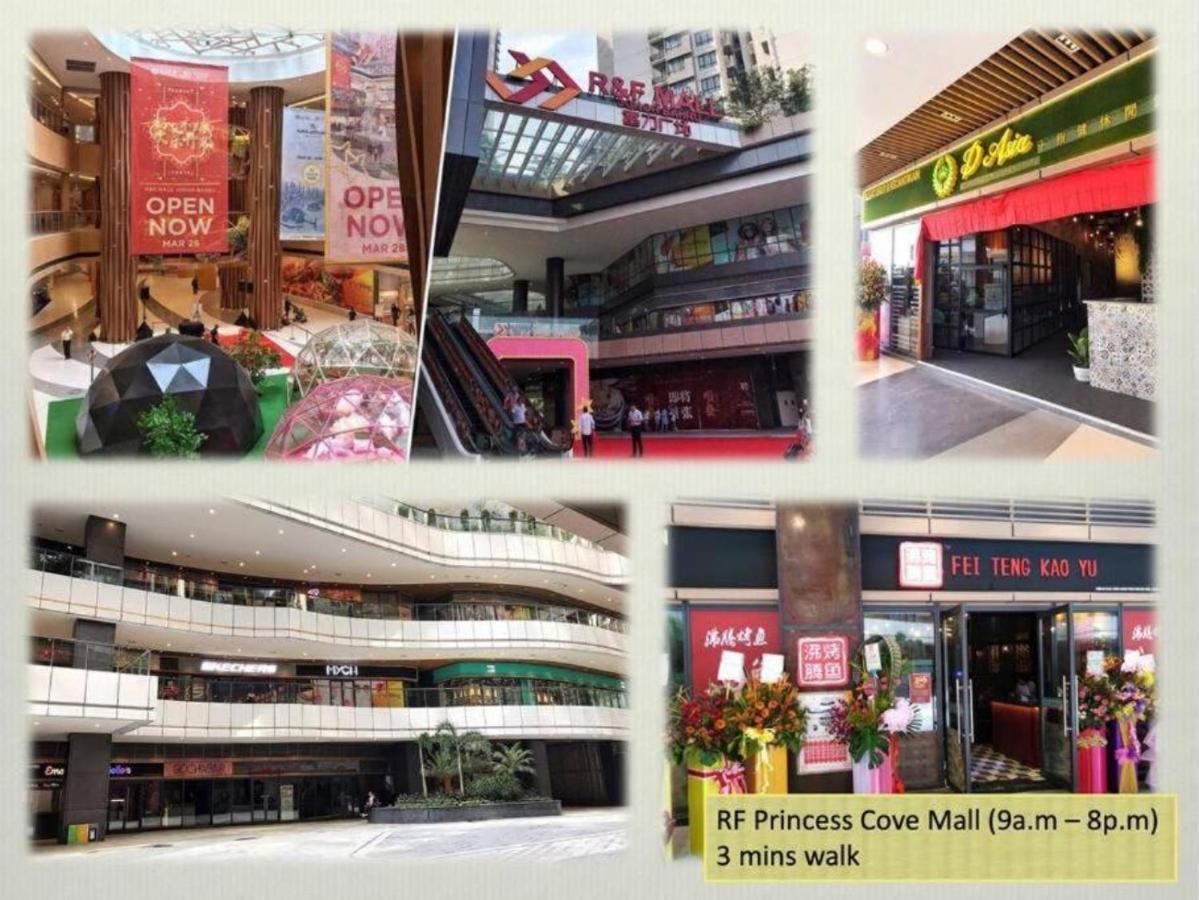 Seaview Condo Near Rf Mall, Food Court & Free Netflix Johor Bahru Dış mekan fotoğraf