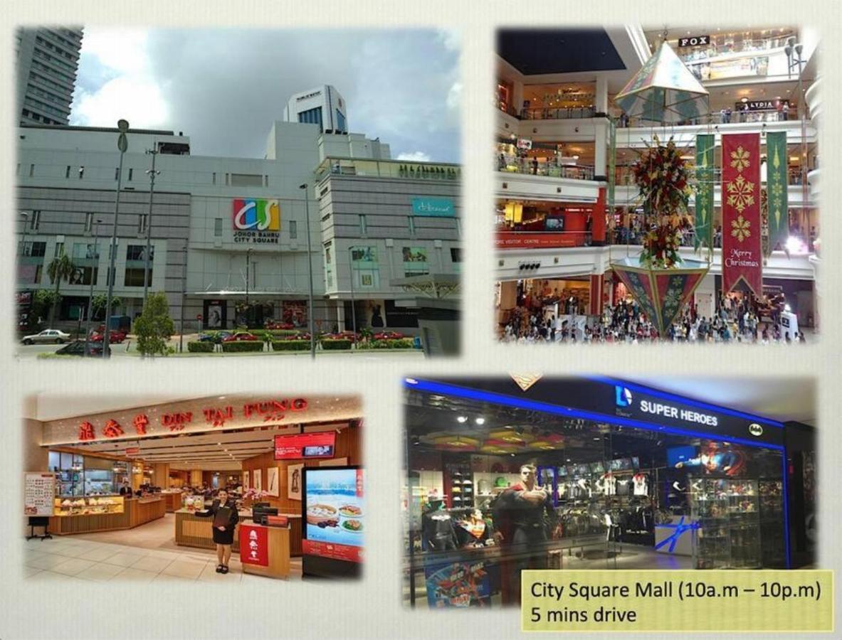 Seaview Condo Near Rf Mall, Food Court & Free Netflix Johor Bahru Dış mekan fotoğraf